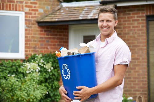 Secure skip container for efficient waste management in Millbank